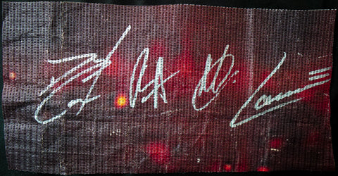 Autographed Backdrop Pieces